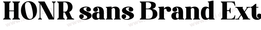 HONR sans Brand Extr字体转换